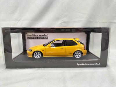 #ad Honda Civic EK9 type R Yellow Model Number WITH Engine TK Company $549.61
