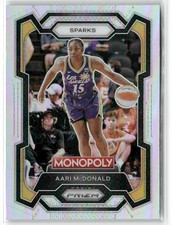 Aari McDonald 2024-25 Panini Prizm Monopoly WNBA Silver Los Angeles Sparks #30
