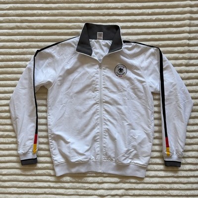 DFB Germany Track Jacket White Size M   Licensed Fanwear 2010