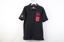 Vintage Mens Large Faded Brazil Serie A Red Bull Bragantino Soccer Futbol Polo