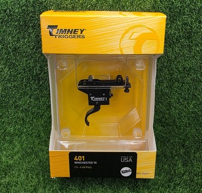 Timney Winchester Model 70 Adjustable Steel Trigger 1.5-4lbs, Black - 401