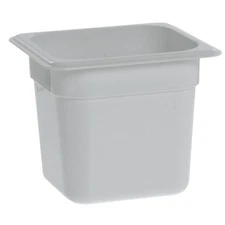 Cambro 66CW148 Camwear White 1/6 Size x 6" D Food Pan