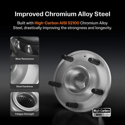 Transit Auto KBB-103324 Wheel Hub Front Driver & Passenger Side Sedan Left Right - Picture 3 of 12