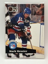 1991 Pro Set #579 Mark Messier New York Rangers