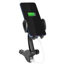 Pack of 2 360 Rotation Car Phone Mount 3.1A Dual USB Cigarette Lighter Phon...