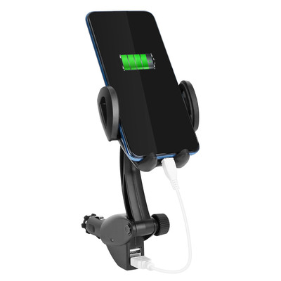 cigarette lighter gps mount [Pack of 2] 360 Rotation Car Phone Mount 3.1A Dual USB Cigarette Lighter  Phon