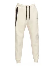 mens coconut milk nike tech joggers 3xl small stain shown