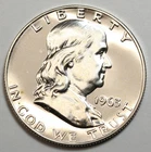 1963 50c Franklin Silver Half Dollar PROOF - RAW - Nice Looking Coin