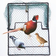 Pigeon Bird Trap Quail Sparrow Spring 19.5" 15.5" 0.35 quot, Green