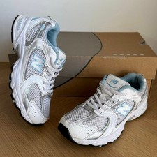 New Balance 530 White/Blue Kids Sneakers PZ530GB- SZ 1.5 Y