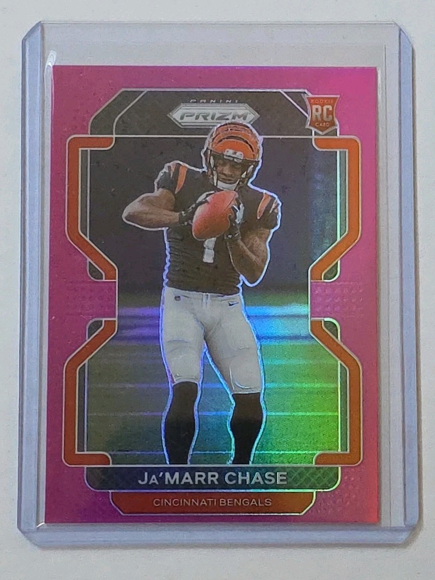 2021 Panini Prizm - Rookie Ja'Marr Chase #337 Pink Prizm (RC)