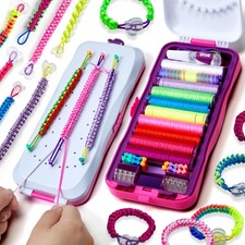 Pretty Me Friendship Bracelet Making Kit for Girls - Crafts for Girl - String Br
