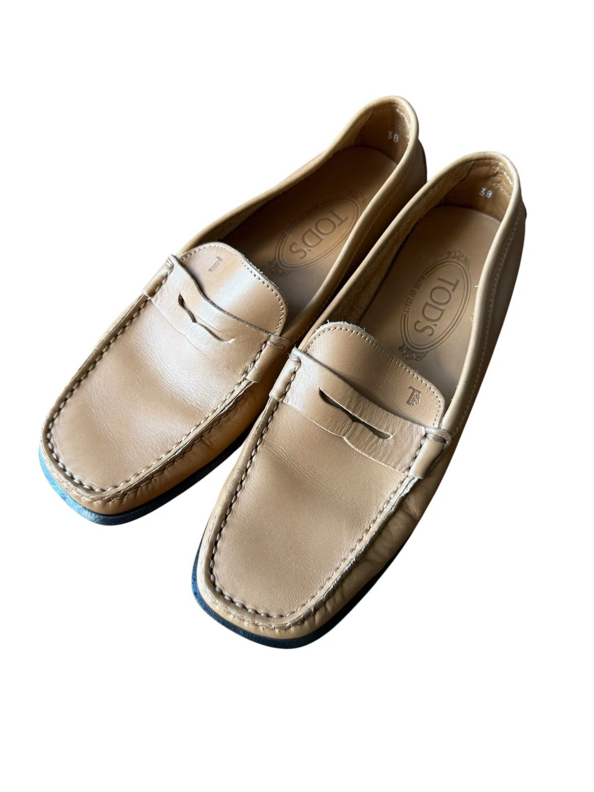 Mocassini uomo TOD’S marrone chiaro taglia 38