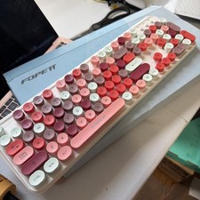 2.4GHz Wireless Keyboard and Mouse Set with Switch Button - Full-Size Keyboar...