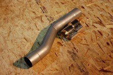 Diesel Muffler Pipe For 01-06 Chevy GMC 6.6L Duramax Chevrolet 3.50" + SS CLAMPS