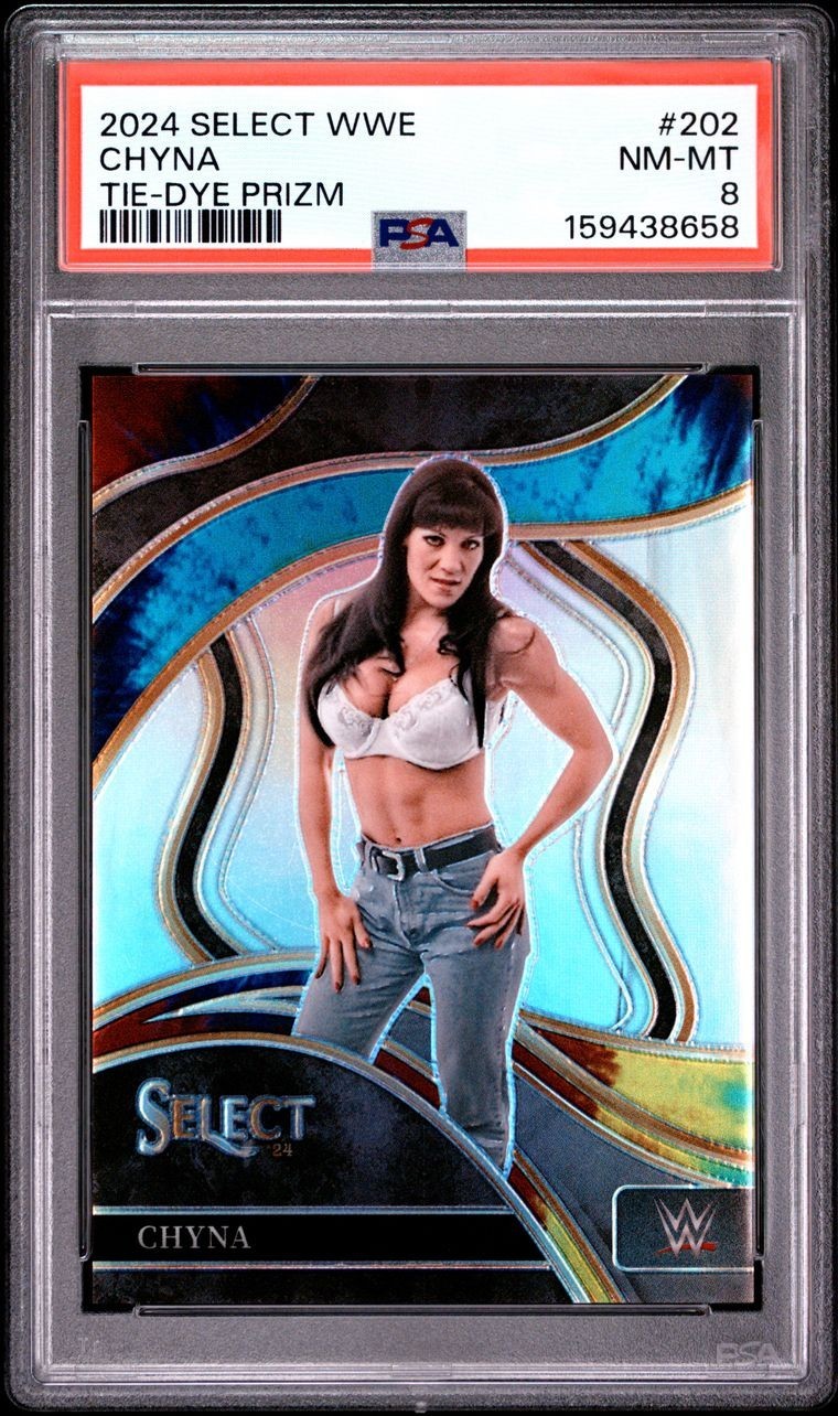2024 Panini WWE Select Chyna Tie-Dye Ringside PSA 8 /25 202 Wrestling WWF Card