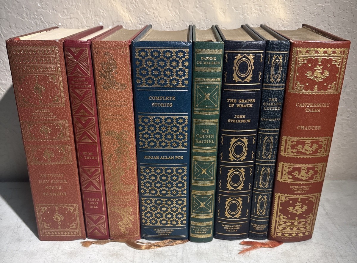 International Collectors Library Lot Of 8 Books Vintage Decorative