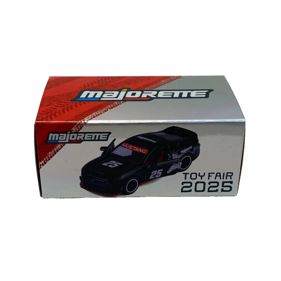 Ford Mustang Dark Horse Black Majorette 204E Diecast Car Toy Fair Car 2025 - Immagine 3 di 3