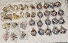 Bradford Exchange Vintage Lot Of 36 Assorted Christmas Ornaments