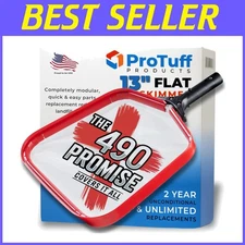 Pool Skimmer with Fine Mesh - Telescoping Pole Attachment