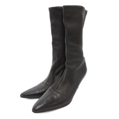 GUCCI Boots Women's Size 37 Black Leather