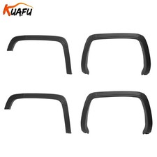 4pcs Fender Flare Kit Fit 2014-2015 Gmc Sierra 1500 Textured Bolt-on