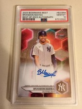 2023 Bowman's Best Brandon Mayea Best of 2023 AUTOGRAPH #B23BM Graded PSA 10