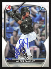 Wilber Sanchez Signed 2023 1st Bowman Prospects Card # BP-6 Chicago White Sox 1