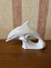 Beautiful Rare Poole Pottery White Glazed Dolphins
