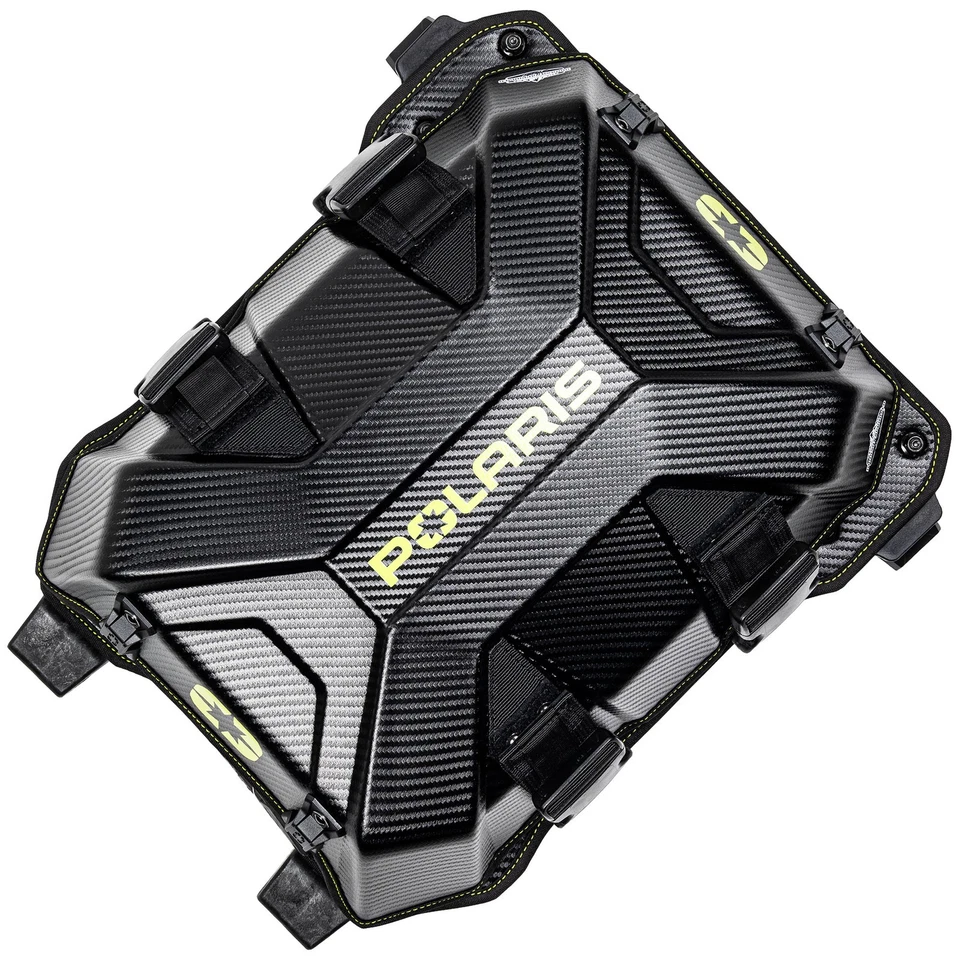 Polaris 2890632 Lock & Ride Flex Medium Burandt Bag Neon Switchback RMK Indy Foto 2 de 4