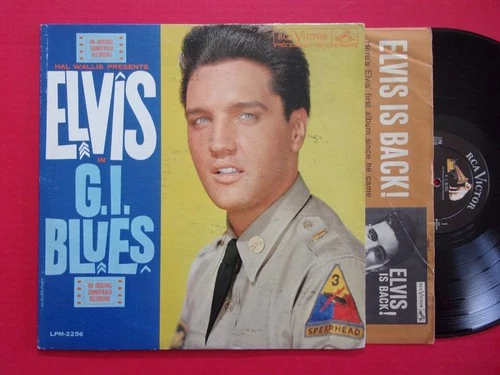 ELVIS PRESLEY - G. I. Blues (LPM-2256) 1960 Hollywood First Pressing