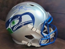 Brian Bosworth Autograph Seattle Seahawks Full Size Replica Helmet  BAS