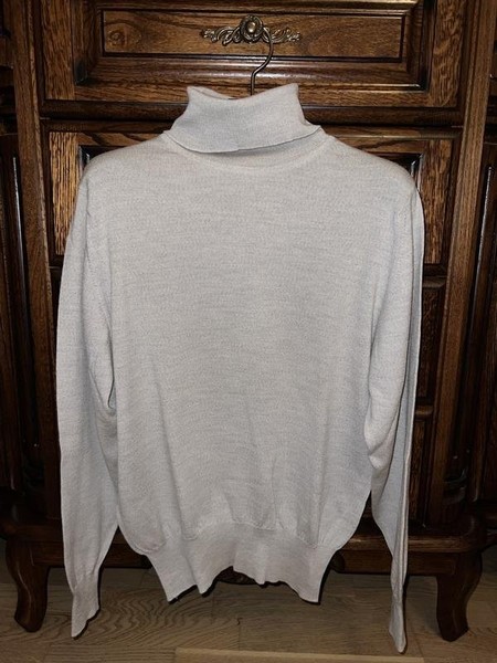 Women Ballantyne Turtleneck Beige Cashmere M