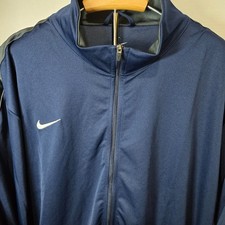 Nike Men's Epic Full Zip Dri-Fit Track Jacket Navy Blue Size 3XL