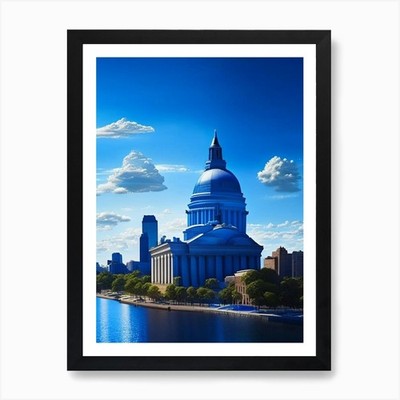 Columbia Fotografie Kunstdruck gerahmt Wandbild Poster Leinwanddruck Bild