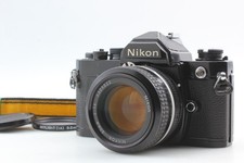  Exc 5 Nikon FM Black 35mm SLR Film Camera Ai 50mm F/1.4 Lens From JAPAN