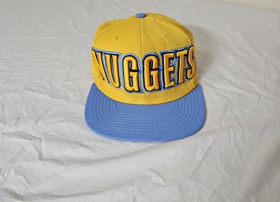 Vintage Adult Denver Nuggets Hat Retro Sports Basketball Cap Lid Adidas 2015 Vtg