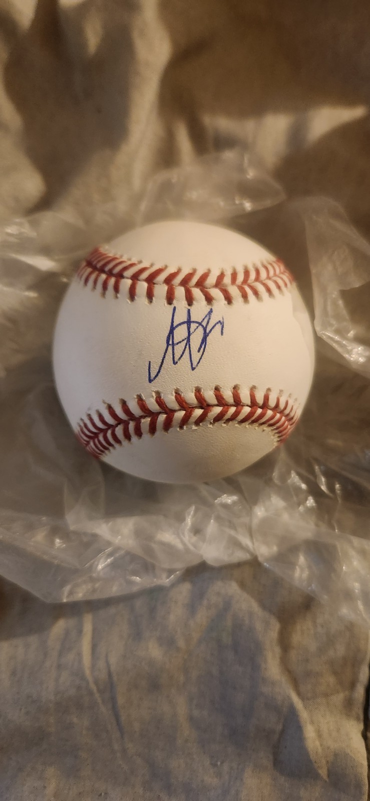 G Rizzo Anthony Rizzo signed baseball ROMLB MLB Yankees Cubs Padres please read ...