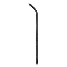 15.7" Gooseneck, 3/8"-16 Male to Male Thread Flexible Tube, Black