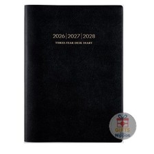 Takahashi 2026 B5 3-Year Business Diary Planner Black Leather-Like Cover New