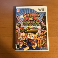 Samba de Amigo Nintendo Wii Complete CIB Tested Sega Rhythm Game