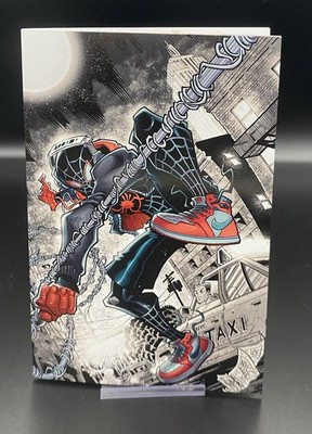 Miles Morales NYCC COLOR SPLASH VARIANT LIMITED TO 300/ THE ART OF RYAN G BROWNE