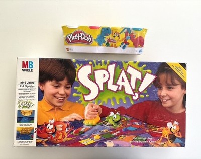 Splat von MB Spiele Brettspiel Spiel 1991 Vintage Kinder SELTEN RAR vollständig