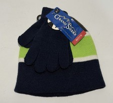 New Kids Boys Grand Sierra 2 Pieces Set Beanie  Glove Multicolor