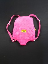 Build A Bear Workshop 11.5 Inch Pink Backpack Plush Carrier With Straps 2016