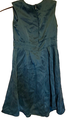 A French Connection Emerald Green Silk Dress suitable for age 6 Girls |  eBay UK
