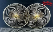 F&R VINTAGE LOWRIDER 26" 144 SPOKE FRONT & COASTER STEEL 2 TONE CHROME/GOLD RIMS