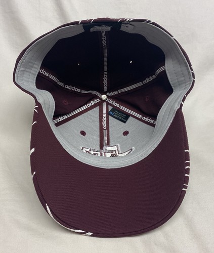 Vintage Texas A&M University Adidas Size S/M Fitted Tiger Swipe Pattern Hat - Picture 7 of 9
