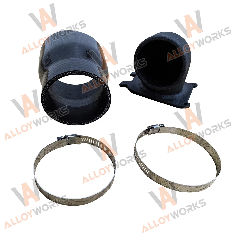 NEW Belt Box Snorkel Adapter Elbow FITS 2016-2018 2017 Polaris RZR XP XP4 Turbo - Imagem 3 de 4