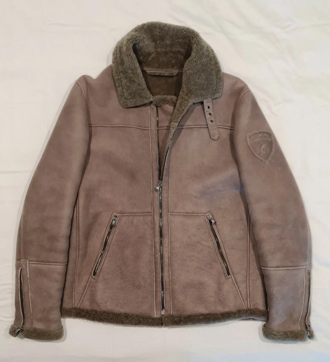 Lamborghini top leather jacket